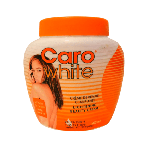 Crème de beauté clarifiante de la marque Caro White, confectionnée pour les femmes au teint noir ou foncé