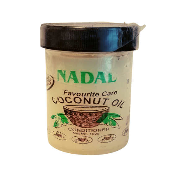 Crème de cheveux nourrissante à l'huile de coco de la marque Nadal