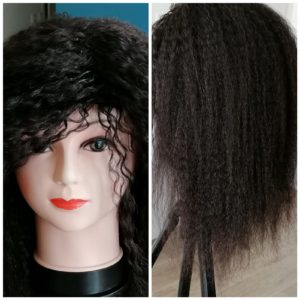 Perruque ou Wig, confectionnée par la coiffeuse afro appelée Joyie Luxury